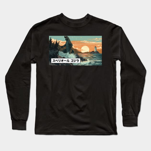 Superior Godzilla Long Sleeve T-Shirt by Nordur Designs